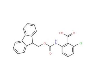 Fmoc-2-amino-6-chlorobenzoic acid - chemical structure image