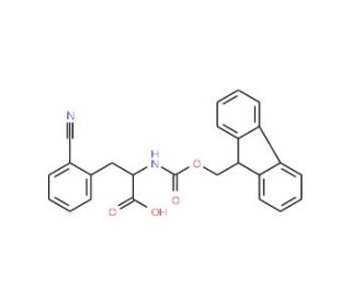 Fmoc-2-cyano-L-phenylalanine (CAS 401933-16-2) - chemical structure image