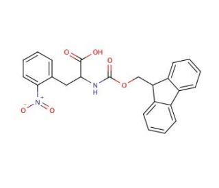 FMOC-2-Nitro-L-phenylalanine (CAS 210282-30-7) - chemical structure image