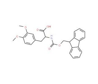 Fmoc-3,4-dimethoxy-D-phenylalanine (CAS 218457-81-9) - chemical structure image