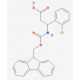 Fmoc-3-amino-3-(2-chlorophenyl)-propionic acid (CAS 284492-14-4) - chemical structure image