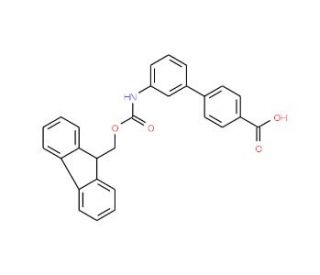 Fmoc-3-amino-4&prime;-carboxybiphenyl (CAS 215248-47-8) - chemical structure image