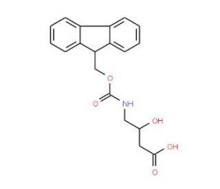 Fmoc-4-amino-3-hydroxybutanoic acid - chemical structure image