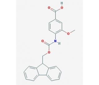 Fmoc-4-amino-3-methoxybenzoic acid - chemical structure image