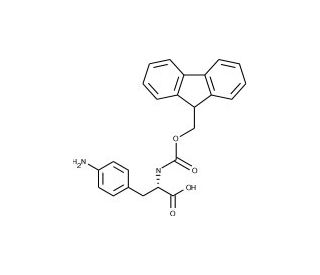 Fmoc-4-Amino-L-phenylalanine (CAS 95753-56-3) - chemical structure image