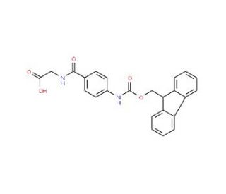 Fmoc-4-aminohippuric acid - chemical structure image