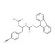 Fmoc-4-cyano-L-beta-homophenylalanine (CAS 270065-90-2) - chemical structure image