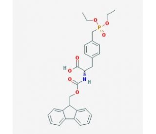 Fmoc-4-diethylphosphomethyl-L-phenylalanine (CAS 160253-13-4) - chemical structure image