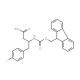 Fmoc-4-fluoro-L-beta-homophenylalanine (CAS 270062-83-4) - chemical structure image