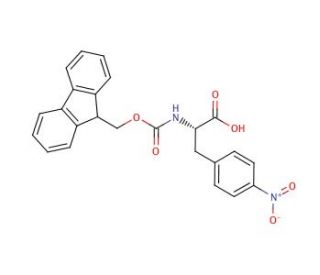 Fmoc-4-Nitro-L-phenylalanine (CAS 95753-55-2) - chemical structure image