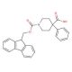 Fmoc-4-phenyl-piperidine-4-carboxylic acid 的分子结构, CAS编号: 215190-19-5 Fmoc-4-phenyl-piperidine-4-carboxylic acid (CAS 215190-19-5) - chemical structure image