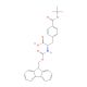 Fmoc-(4-tert-butyloxycarbonyl)-L-phenylalanine 的分子结构, CAS编号: 183070-44-2 Fmoc-(4-tert-butyloxycarbonyl)-L-phenylalanine (CAS 183070-44-2) - chemical structure image