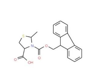 Fmoc-(4S,2RS)-2-methylthiazolidine-4-carboxylicacid - chemical structure image