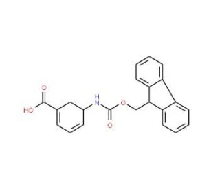 Fmoc-5-amino-1,3-cyclohexadiene-1-carboxylic acid - chemical structure image