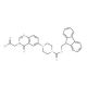Fmoc-6-piperazin-1-yl-4(3H)-quinazolinone-3-acetic acid (CAS 269078-82-2) - chemical structure image
