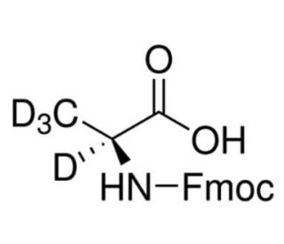 Fmoc-Ala-OH (2,3,3,3-D4) (CAS 225101-69-9) - chemical structure image