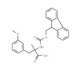 Fmoc-alpha-methyl-3-methoxy-DL-phenylalanine - chemical structure image