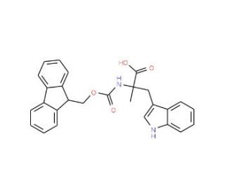Fmoc-alpha -methyl-DL-tryptophan - chemical structure image