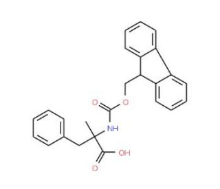 Fmoc-alpha-methyl-L-phenylalanine (CAS 135944-05-7) - chemical structure image