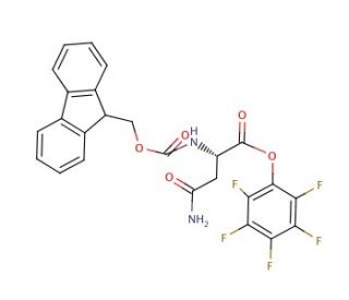 Fmoc-Asn-OPfp (CAS 86060-99-3) - chemical structure image