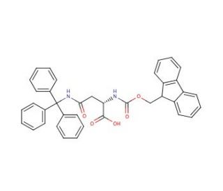 Fmoc-Asn(Trt)-OH (CAS 132388-59-1) - chemical structure image