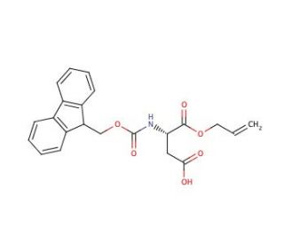 Fmoc-Asp-OAll (CAS 144120-53-6) - chemical structure image
