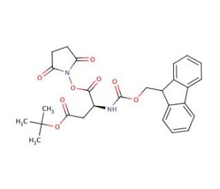 Fmoc-Asp(OtBu)-OSu (CAS 78553-23-8) - chemical structure image