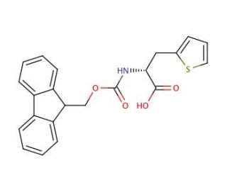 Fmoc-&beta;-(2-thienyl)-D-alanine - chemical structure image