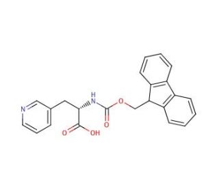 Fmoc-&beta;-(3-pyridyl)-Ala-OH (CAS 175453-07-3) - chemical structure image