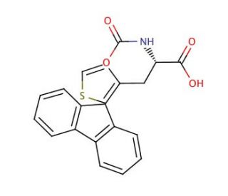 Fmoc-&beta;-(3-thienyl)-Ala-OH (CAS 186320-06-9) - chemical structure image
