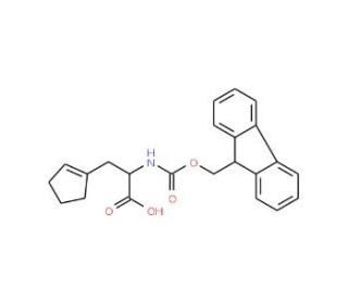 Fmoc-beta-cyclopenten-1-yl-DL-alanine - chemical structure image