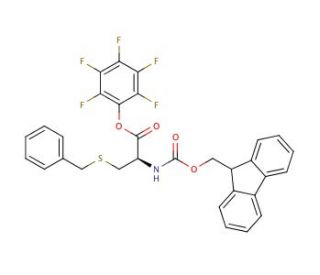 Fmoc-Cys(Bzl)-OPfp - chemical structure image