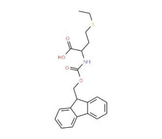 Fmoc-D-2-amino-4-(ethylthio)butyric acid - chemical structure image