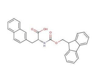 Fmoc-D-2-Nal-OH - chemical structure image