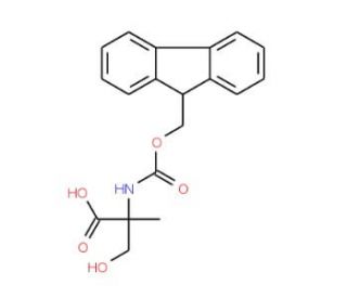 Fmoc-D-alpha-methylserine - chemical structure image