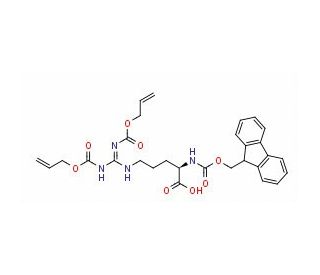 Fmoc-D-Arg(Aloc)2-OH (CAS 387824-77-3) - chemical structure image