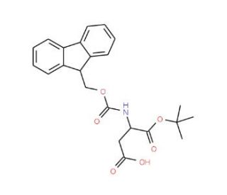 Fmoc-D-Asp-OtBu (CAS 134098-70-7) - chemical structure image
