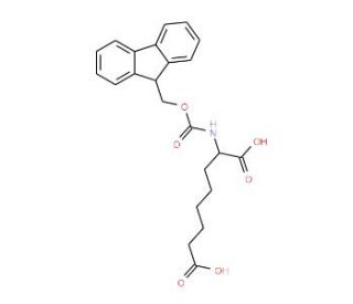 Fmoc-D-Asu-OH (CAS 218457-78-4) - chemical structure image