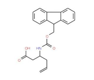 Fmoc-D-beta-homoallylglycine (CAS 269726-95-6) - chemical structure image