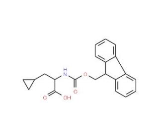 Fmoc-D-cyclopropylalanine (CAS 170642-29-2) - chemical structure image