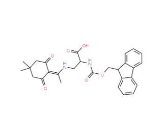 Fmoc-D-Dap(Dde)-OH (CAS 210830-03-8) - chemical structure image