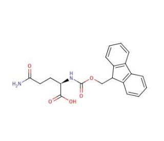Fmoc-D-Gln-OH (CAS 112898-00-7) - chemical structure image