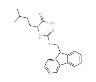 Fmoc-D-homoleucine (CAS 204320-60-5) - chemical structure image