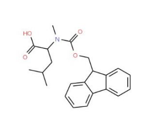Fmoc-D-MeLeu-OH (CAS 103478-63-3) - chemical structure image