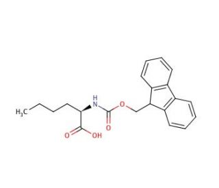 Fmoc-D-Nle-OH (CAS 112883-41-7) - chemical structure image