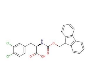 Fmoc-D-Phe(3,4-Cl2)-OH (CAS 177966-58-4) - chemical structure image