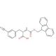 Fmoc-D-Phe(3-CN)-OH (CAS 205526-37-0) - chemical structure image