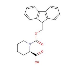 Fmoc-D-Pip-OH (CAS 101555-63-9) - chemical structure image