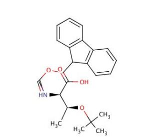 Fmoc-D-Thr(tBu)-OH (CAS 138797-71-4) - chemical structure image