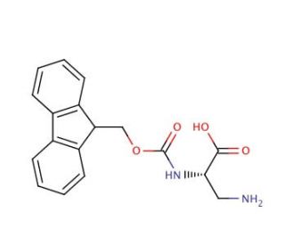 Fmoc-Dap-OH (CAS 181954-34-7) - chemical structure image